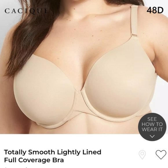 48D | Cacique | lightly lined full coverage bra - Picture 2 of 14